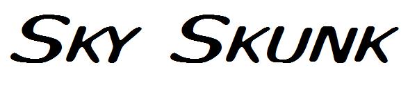 Sky Skunk字体