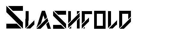 Slashfold字体