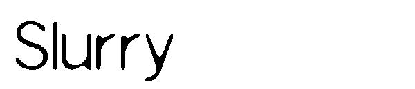 Slurry字体
