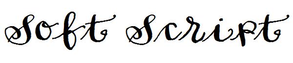 Soft Script字体