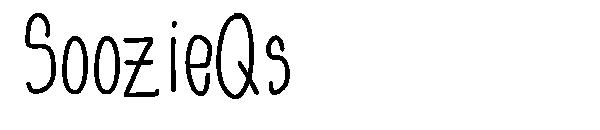 SoozieQs字体