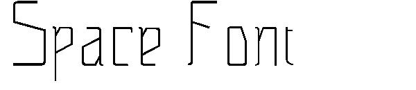 Space Font字体