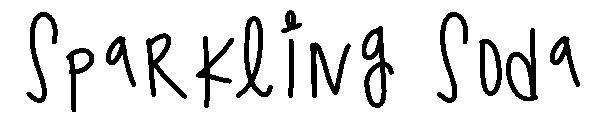 Sparkling Soda字体