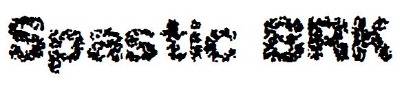 Spastic BRK字体