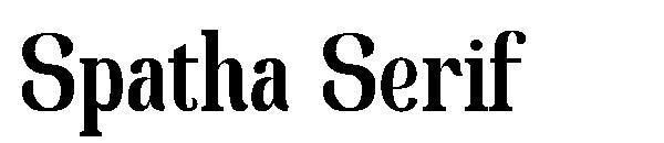 Spatha Serif字体