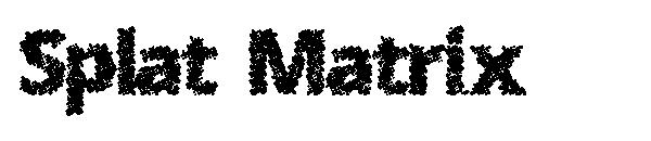 Splat Matrix字体