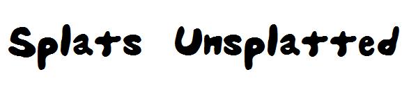 Splats Unsplatted字体