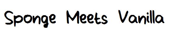 Sponge Meets Vanilla字体