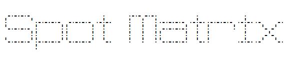 Spot Matrix字体