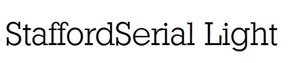 StaffordSerial Light字体