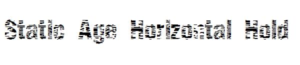 Static Age Horizontal Hold字体