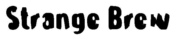Strange Brew字体