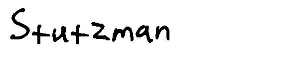 Stutzman字体