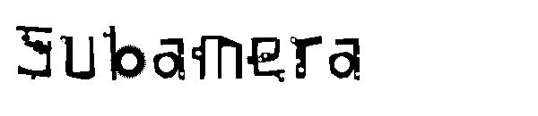 Subamera字体