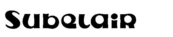 Subelair字体