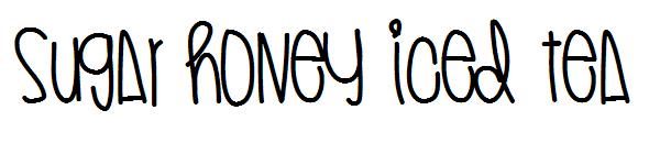 Sugar Honey Iced Tea字体
