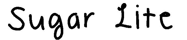 Sugar Lite字体