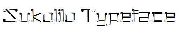 Sukolilo Typeface字体