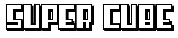 Super Cube字体