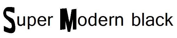 Super Modern black字体