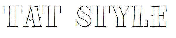 Tat Style字体