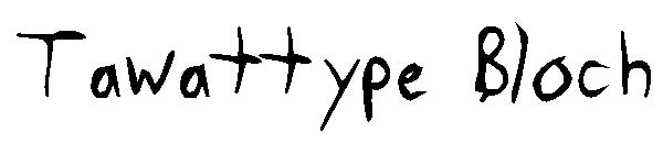 Tawattype Bloch字体