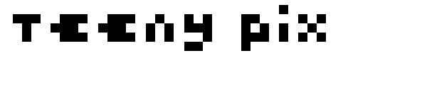 Teeny Pix字体