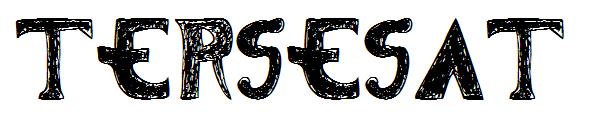 Tersesat字体