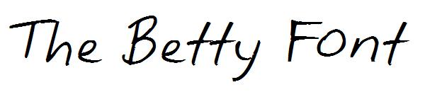 The Betty Font字体