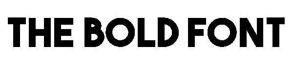 The Bold Font字体