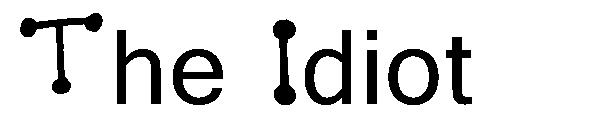 The Idiot字体