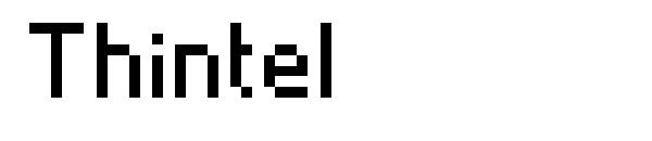 Thintel字体