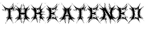 Threatened字体