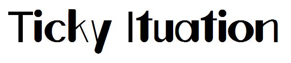Ticky Ituation字体
