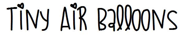 Tiny Air Balloons字体