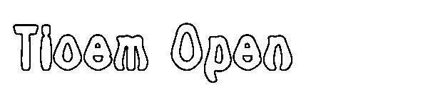 Tioem Open字体