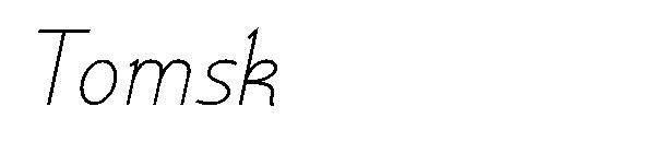 Tomsk字体