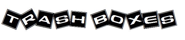 Trash Boxes字体