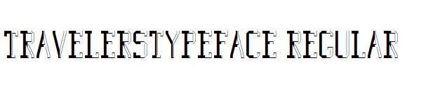 TravelersTypeface Regular字体