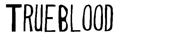 Trueblood字体