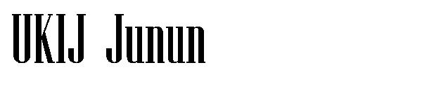 UKIJ Junun字体