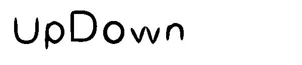 UpDown字体