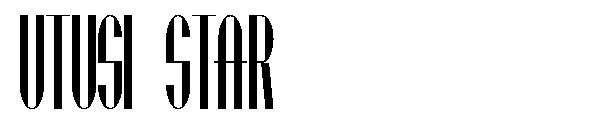 Utusi Star字体