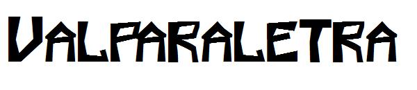 Valparaletra字体