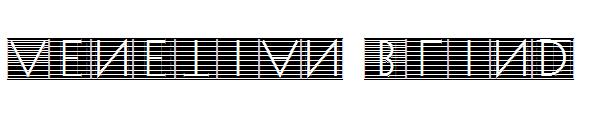 Venetian Blind字体