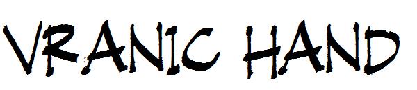 Vranic Hand字体