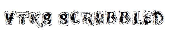 VTKS Scrubbled字体