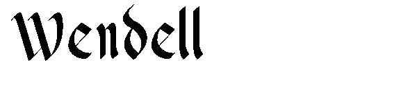 Wendell字体