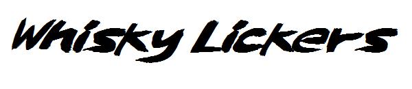 Whisky Lickers字体
