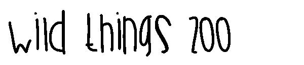 Wild Things Zoo字体